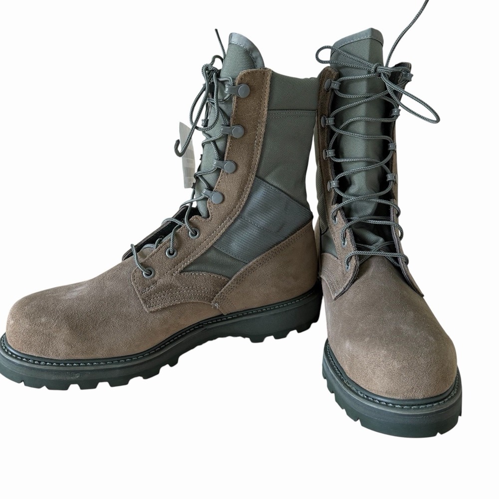 Mens UFCW MONDO PT Military Combat Training Boots ASTMF2413-05 Brown Size 10 Tan